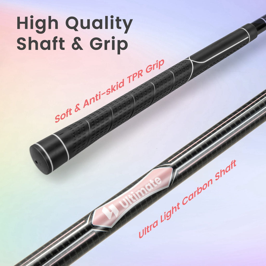 Ladies' 9 Pieces Complete Golf Club Set with 460Cc Alloy Driver